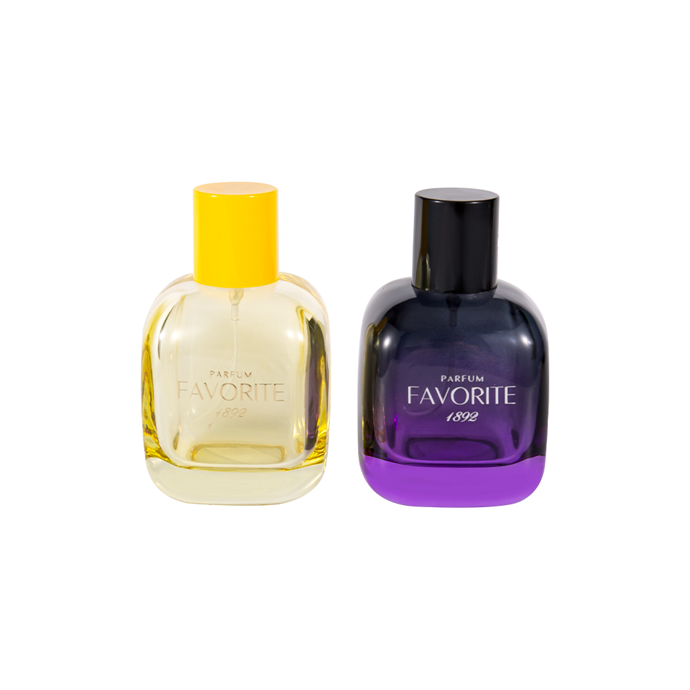 GC4869-WJ2531 50 ml dekorativ glasparfumeflaske med PP-hætte, serie med flere kapaciteter