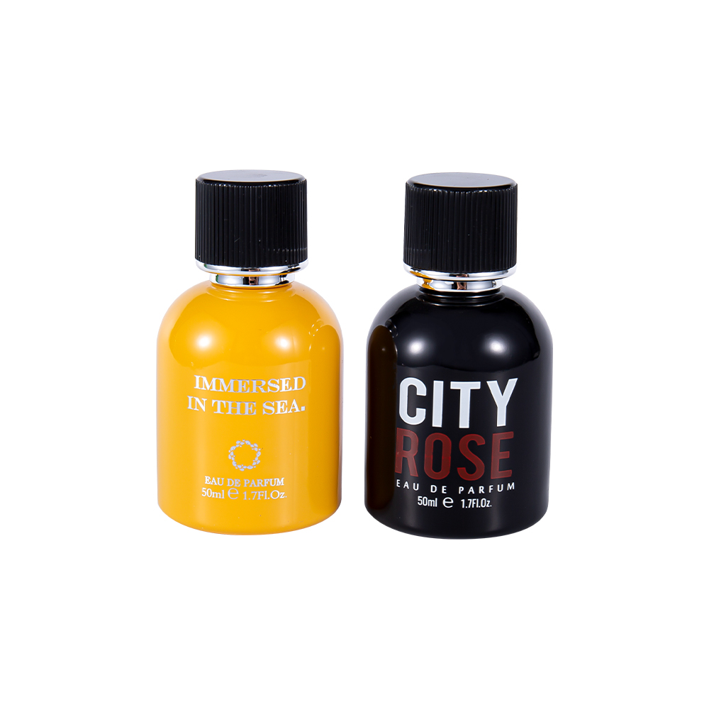 GC4464-WJ2339 50 ml splinterny dekorativ glasparfumeflaske med sort parfumehætte