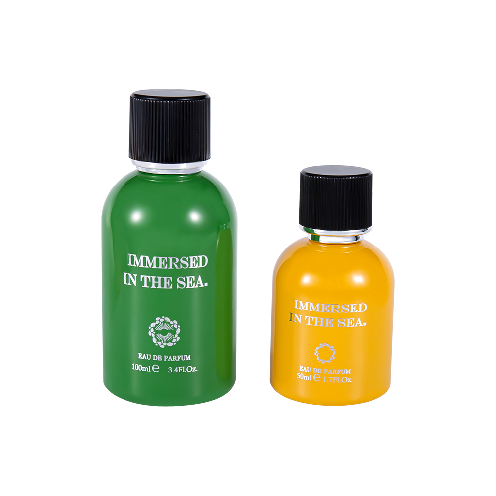 GC4464-WJ2339 50 ml splinterny dekorativ glasparfumeflaske med sort parfumehætte